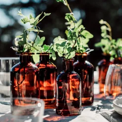 GRANIT Vas Stickling Hög 12x5,7cm Amber- Vaser|Juldukning