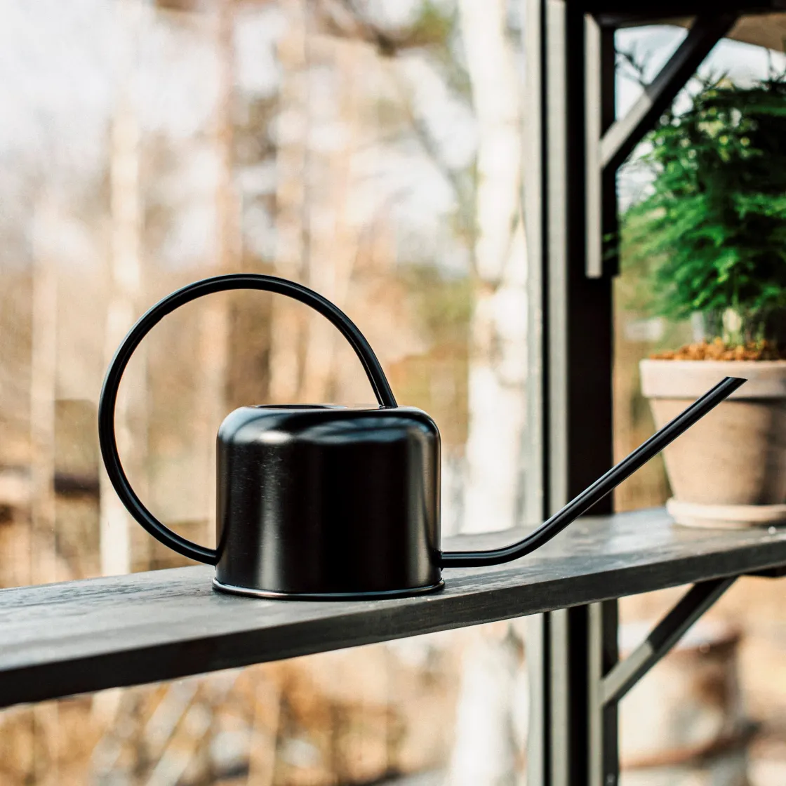 GRANIT Vattenkanna 0,9L Svart- Växt- & Odlingstillbehör