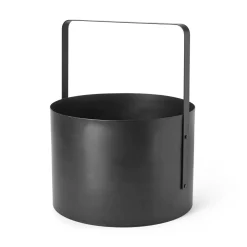 GRANIT Vedställ Rund Metall Svart- Juldekorationer