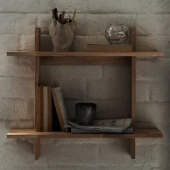 GRANIT Vägghylla Trä- Hallmöbler & Förvaring|Möbler