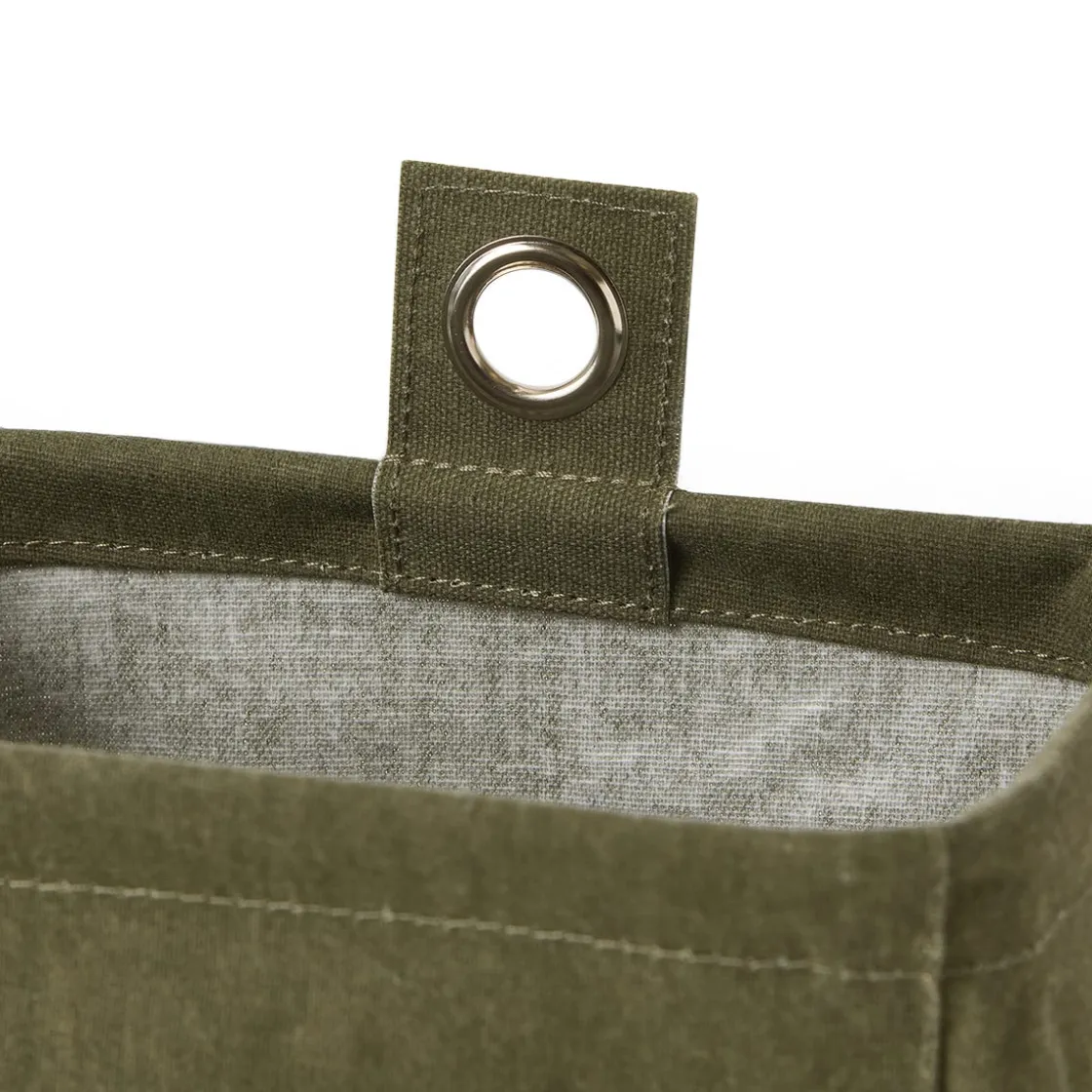 GRANIT Väggkorg Hopvikbar Khakigrön 15x20cm- Korgar