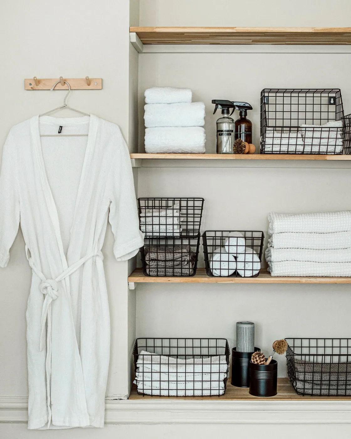 GRANIT Väggkorg Rutnät 22x30cm Svart- Förvaringstavlor Med Tillbehör|Häng- & Väggförvaring